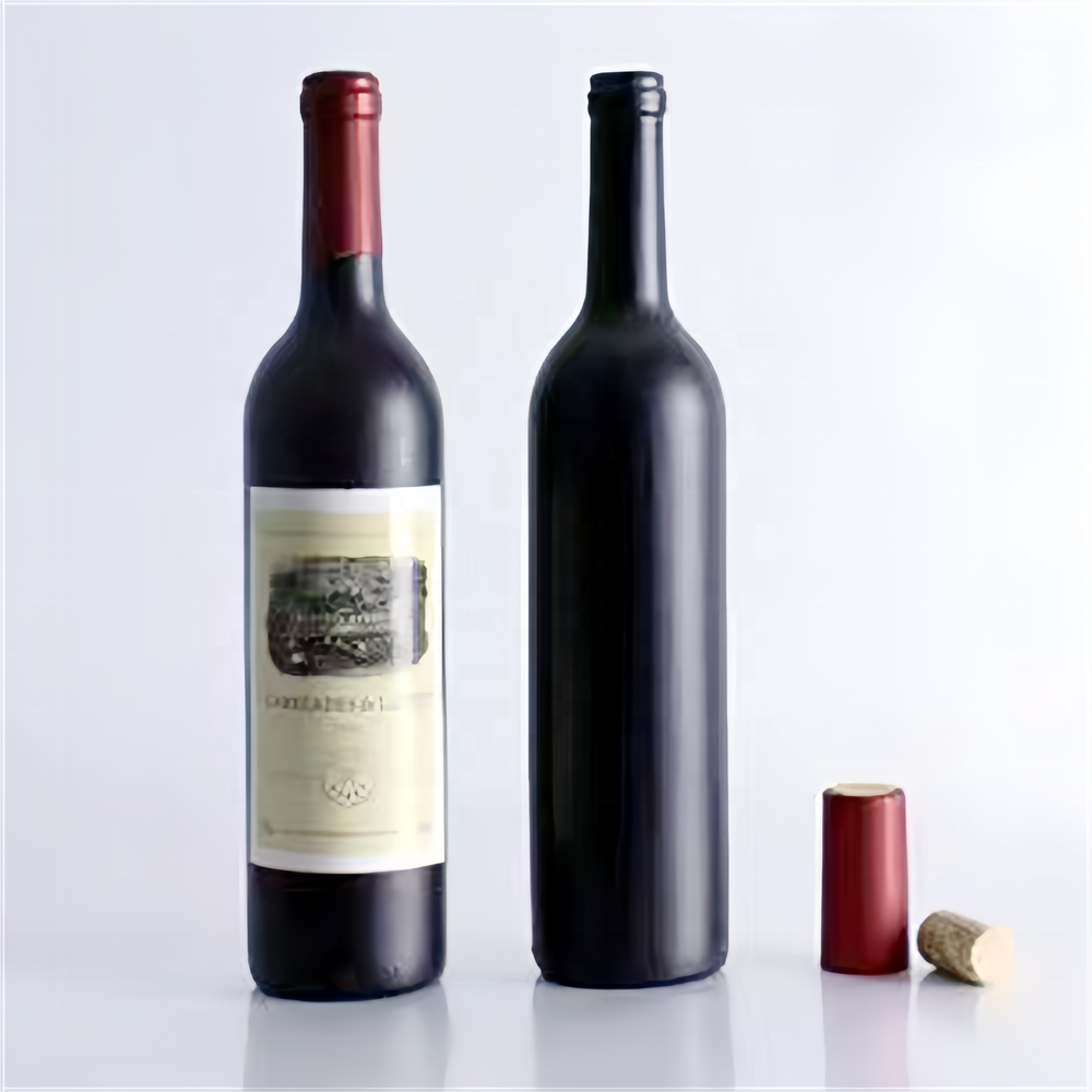 Hot Sale Custom 200ml 375ml 500ml 700ml 750ml 1000ml Black Oslo Glass Bottle Vodka Spirit Wine Bottle for Liquor Corked