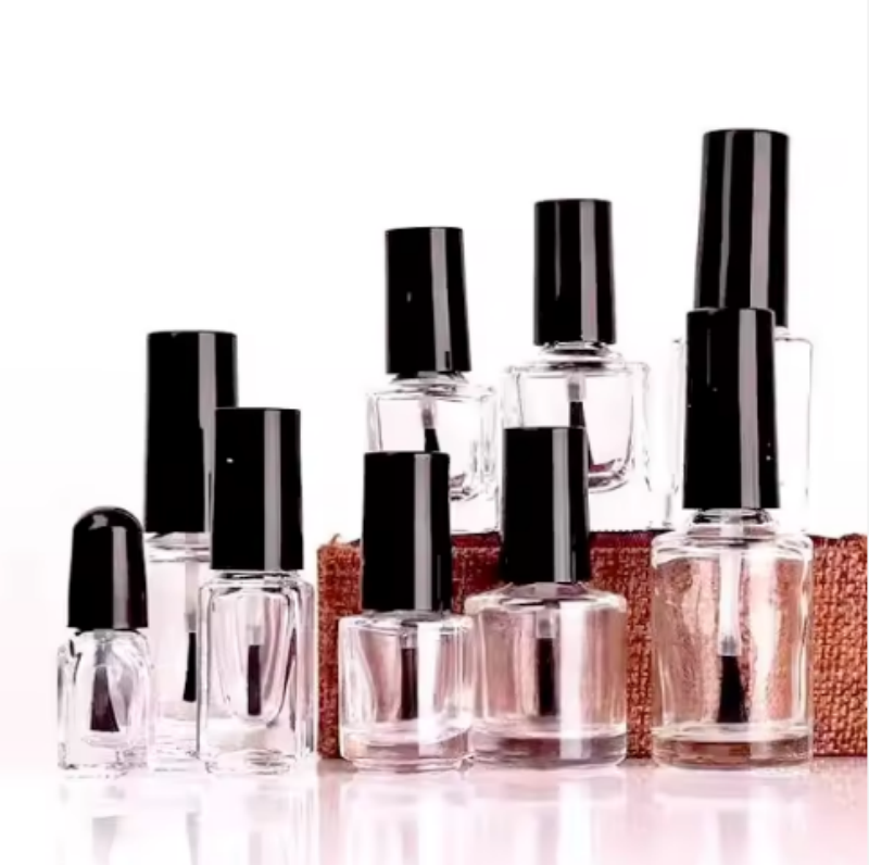 Customized Uv Gel Polish Glass Bottle Large Nail Polish Transparent Empty Bottle 15ml for Nail Polish