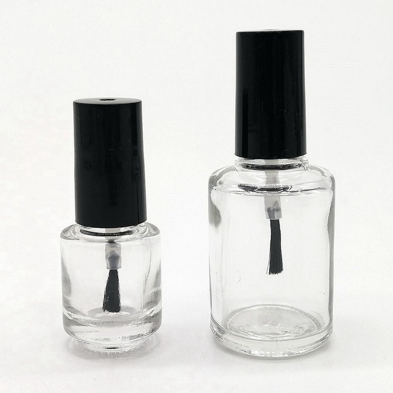 Wholesale Custom 5ml 8ml 15ml White Empty Glass Bottle for Uv Gel Nail Polish With Cap and Brush Nail Polish Bottle Glass Jar Glass Bottle