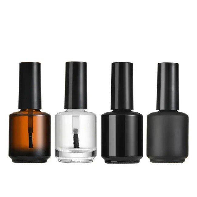 Wholesale 100ml Vegan Glass Nail Polish Bottle Xuzhou Accepted With Custom Logo Screw Cap for Cosmetic Use