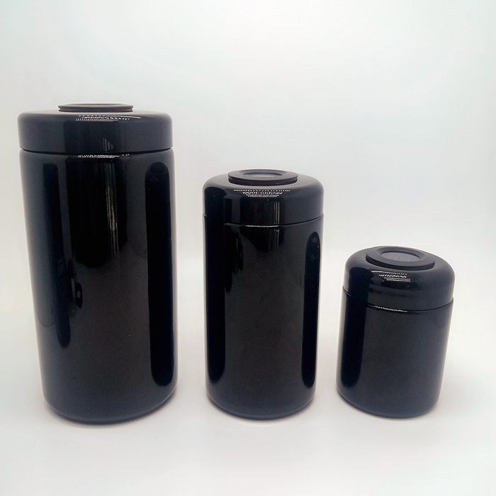 Smell Proof Miron Violetglass Jar Stash Storage With Hygrometer Display Lid