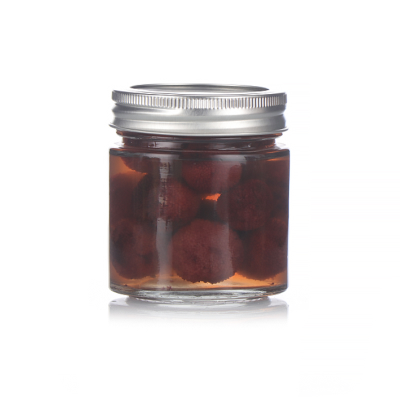 100ml- 1000ml Empty Round Airtight Recyclable Hermetic Pickle Canned Jam Food Glass Container Storage Jar With Metal Lid