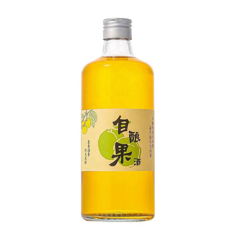 Custom Label and Packaging Glass Juice Water Soda Beverage Bottle for Tea Milk Juice Bottles With Lid