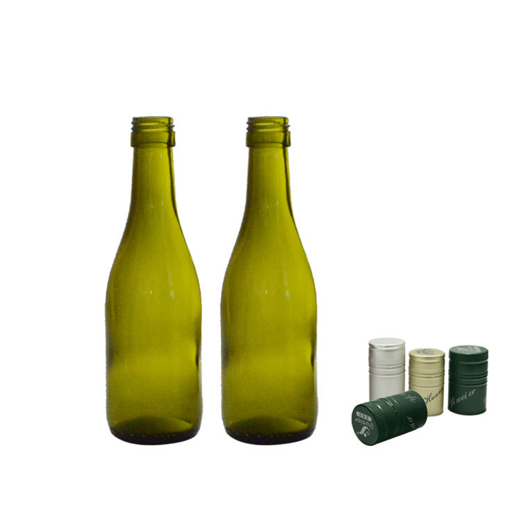 Recyclable 1 Liter Clear Round Wine Glass Bottles for Home Brewing 750ml Capacity 500ml 375ml Volumes Empty Wine Bottle