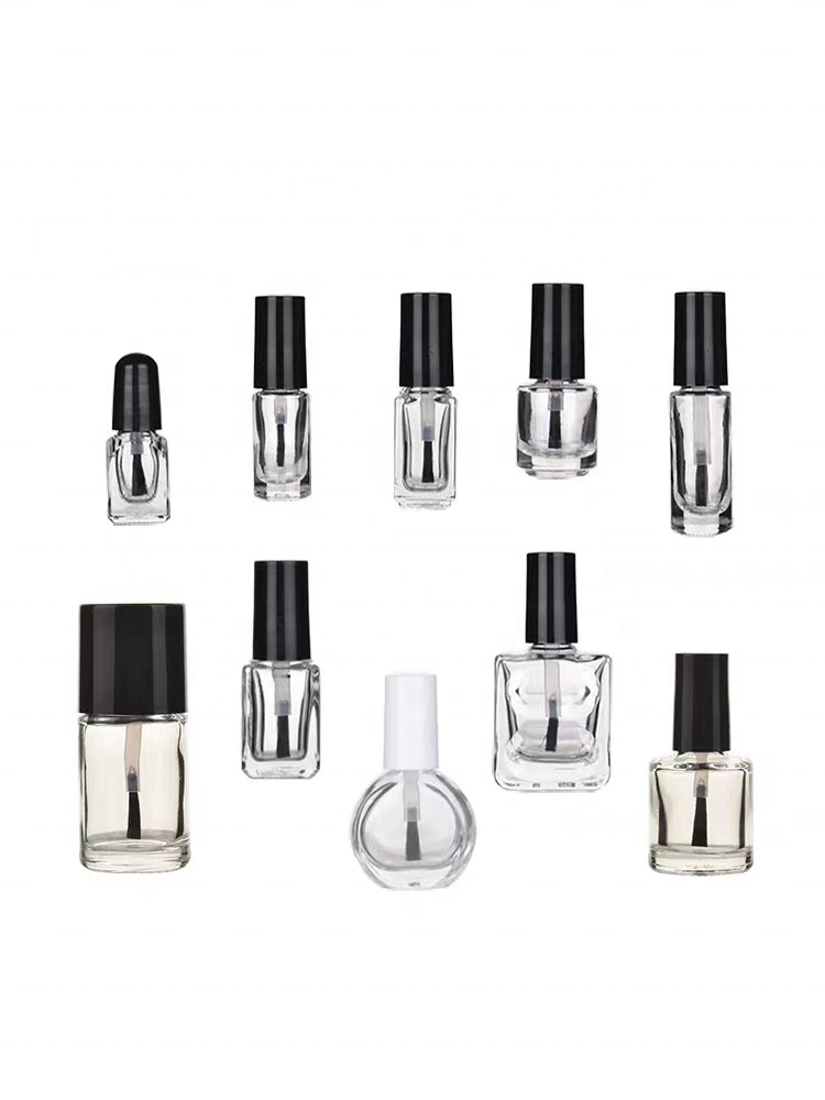 Customizable Color 8ml & 15ml Stained Glass Nail Polish Bottles Dragon Color Varnish Gel Brush Empty Cosmetic Use