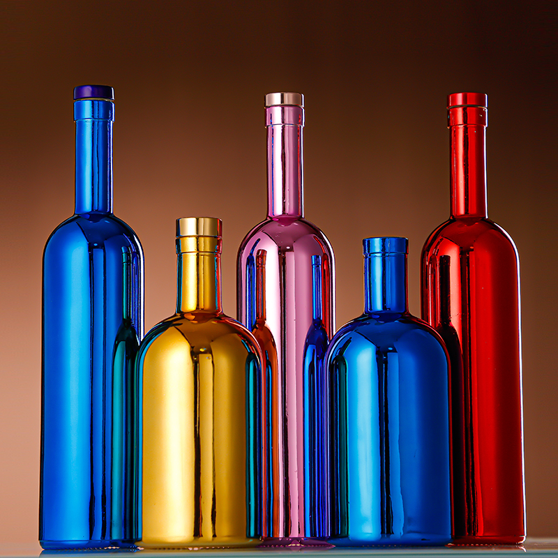 1000ml 750ml 500ml 375ml 200ml 100ml Glass Bottle Suppliers Vodka Glass Bottle Liquor for Whisky Vodka Gin Rum Brandy Spirits