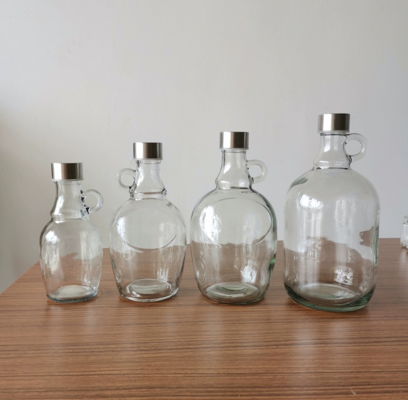 Large California Red Wine Bottle Wine Bottle Empty Bottle Homebrew Glass Sealed Thickened Dispensing Glass