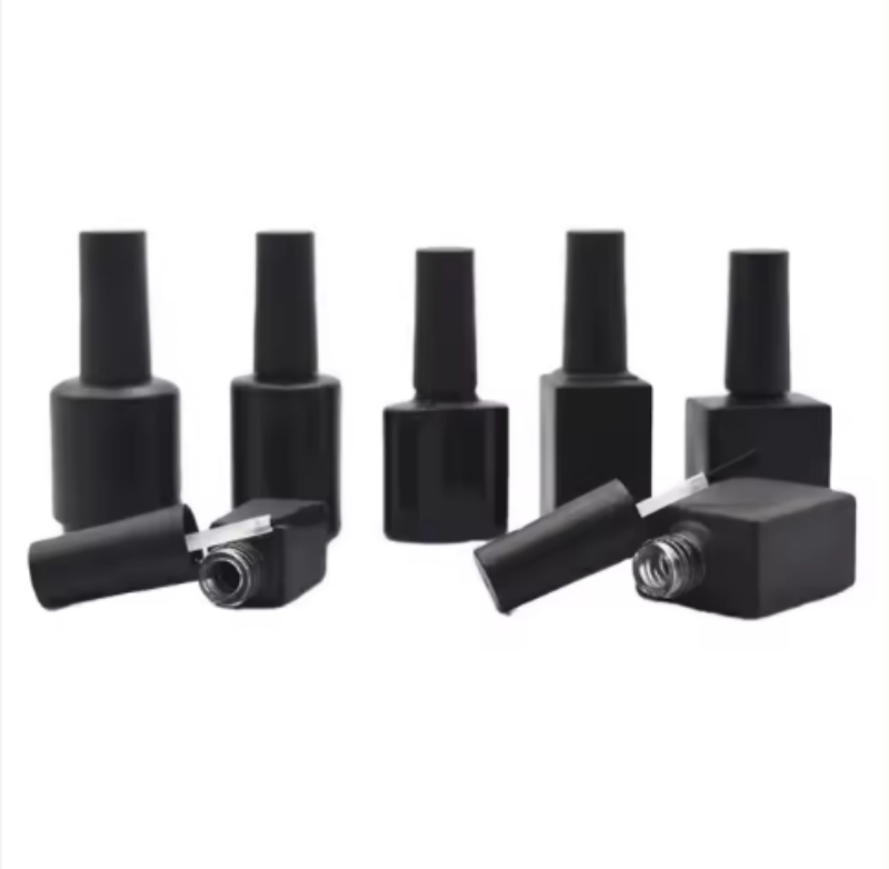 12ml Empty Gel Nail Polish Bottle Flat Square Nail Polish Bottle