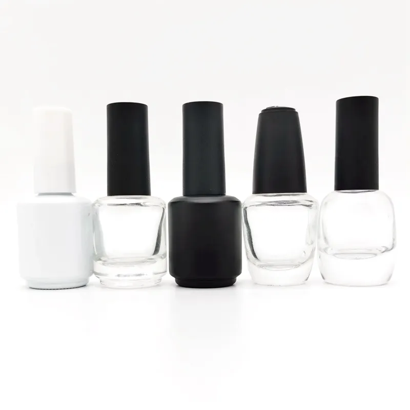 Free Sample Design Wholesale Colors Gel Nail Polish Bottle 15ml  Polish Uv Gel OEM Private Label Factory Price Glass Jar