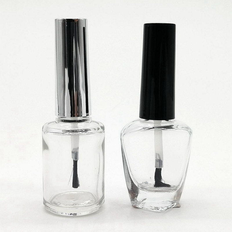 Square Nail Polish Bottle Nail Paint Empty Packaging Glass Bottle