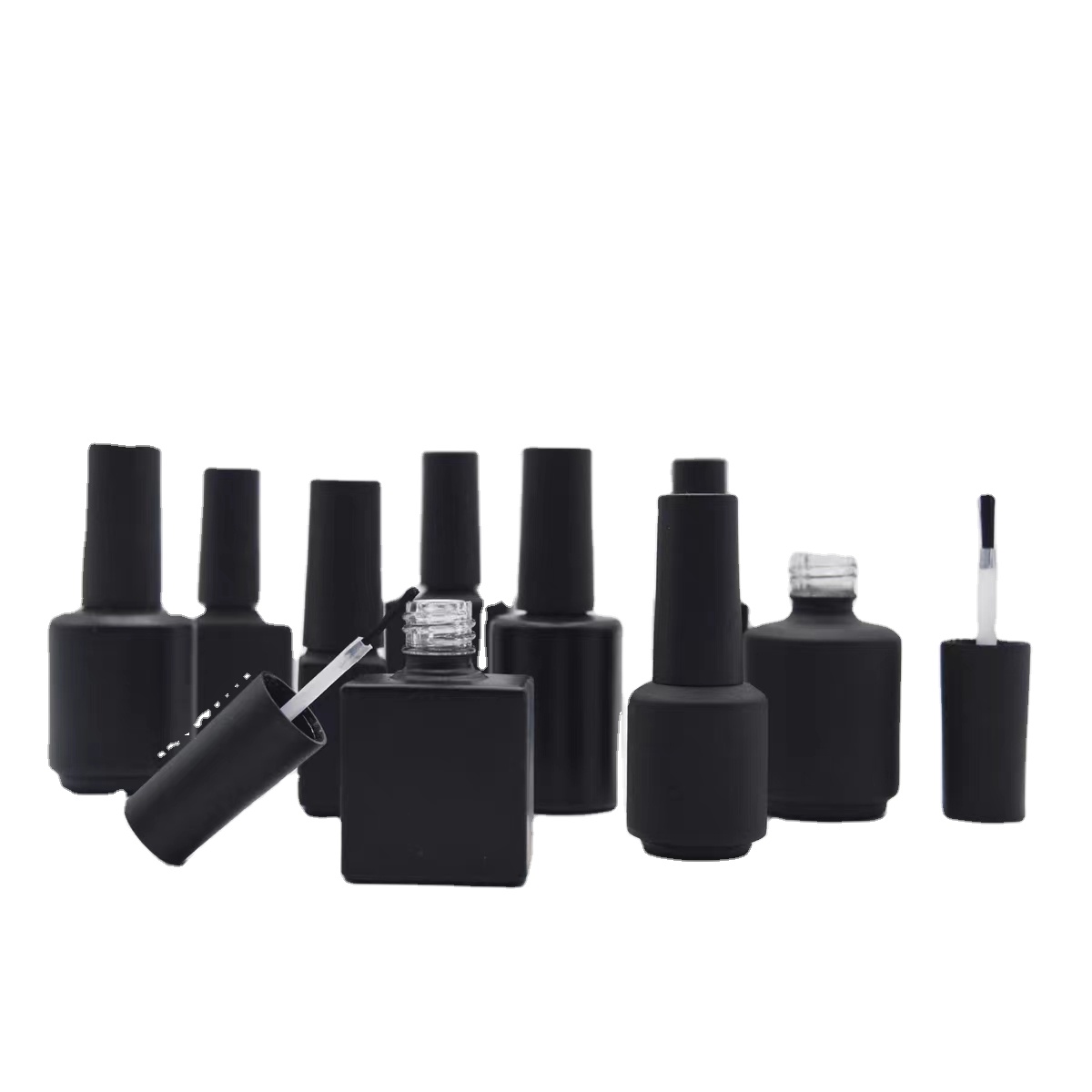 Manufacturer Direct Sales Nail Polish Bottle 5ml, 10ml, 15ml, Various Styles of Nail Polish, Empty Bottle Glass Jar Glass Bottle