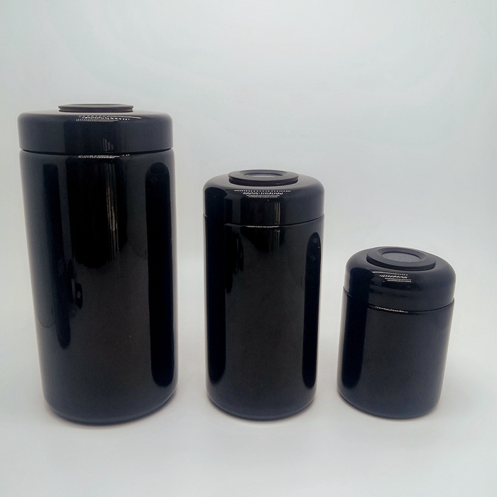 Smell Proof Miron Violetglass Jar Stash Storage With Hygrometer Display Lid