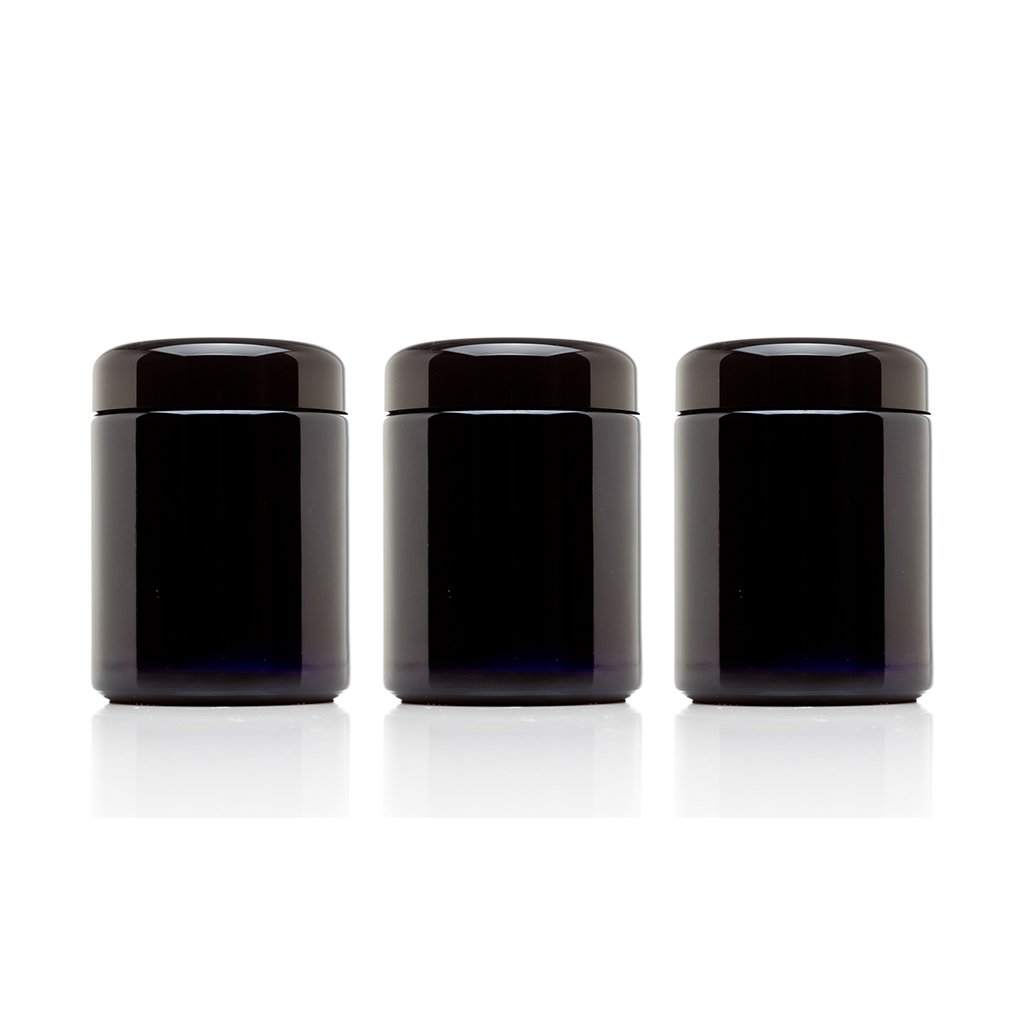 200ml 400 Ml Spices Storage Black Violet Glass Bottle Miron Glass Jar 50ml W/ Bakelite Cover for Matcha