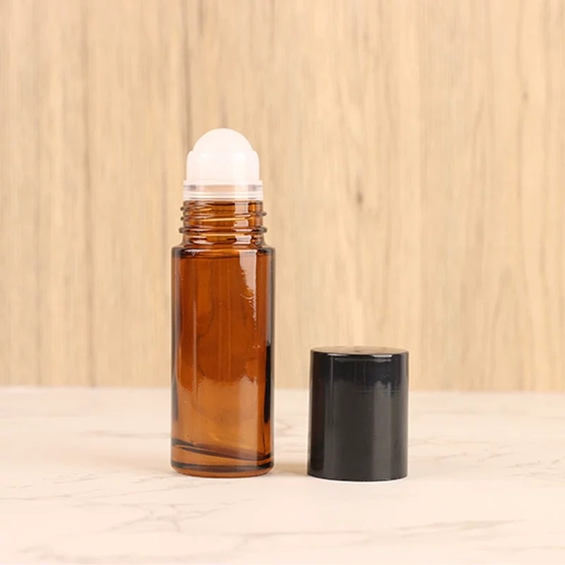30ml  Glass Roller Bottles Refillable Empty Massage Roll on Bottles Containers With Plastic Cap