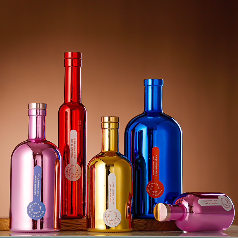 1000ml 750ml 500ml 375ml 200ml 100ml Glass Bottle Suppliers Vodka Glass Bottle Liquor for Whisky Vodka Gin Rum Brandy Spirits