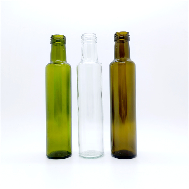 500ml Empty clear square Small Glass Bottles for Olive Oil and Vinegar Sesame Oil
