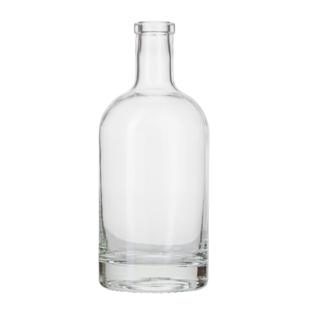 700ml 750ml Empty Rum Whisky Vodka Spirit Glass Liquor Bottle With Cork for Liquor Whiskey
