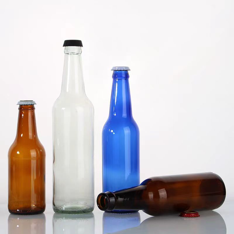 Empty Recyclable Custom 250ml 500ml 330ml Beer Bottle Brown Perfume Glass Bottle 640ml Crown Cap Bottle