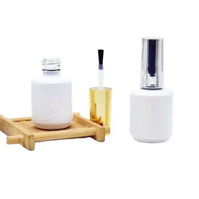 Customizable Color 8ml & 15ml Stained Glass Nail Polish Bottles Dragon Color Varnish Gel Brush Empty Cosmetic Use