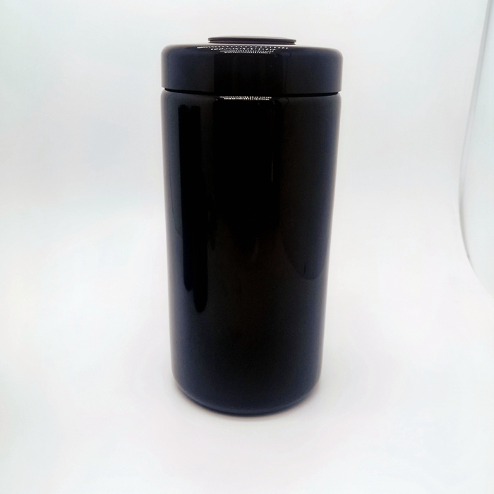 Smell Proof Miron Violetglass Jar Stash Storage With Hygrometer Display Lid