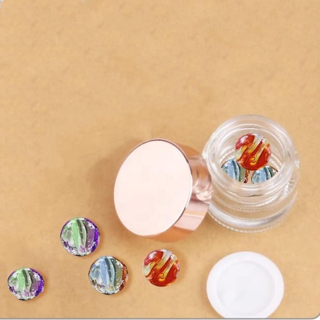 Clear Glass Cosmetic Jar Lids 5g 30g Capacities Face Cream Containers Face Lotion Containers 5ml 10ml 30ml 100ml Capacity