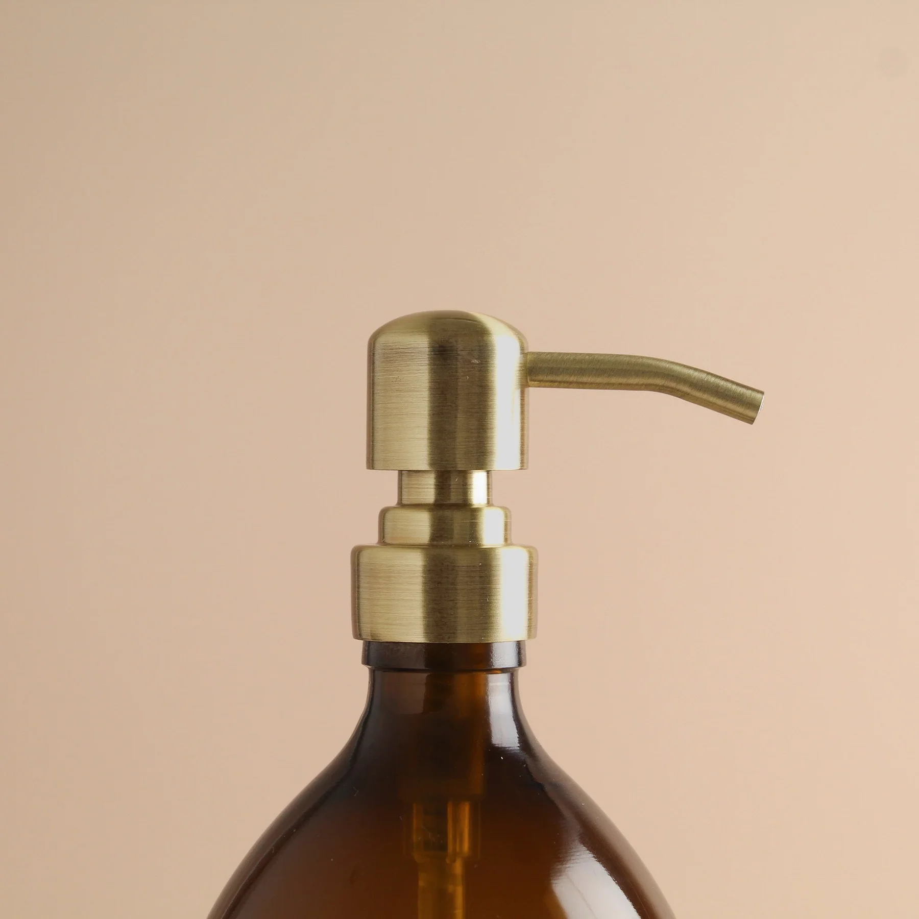 16oz Glass Soap Dispenser With Stainless Steel Pump 21 Waterproof Labels Non-slip Protective Silicone Pad