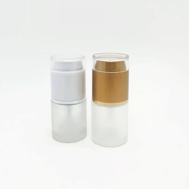 Luxury 30ml 100ml 50g Frosting Glass Cosmetic Bottle Sets Glass Jar for Skincare Face Body Lotion Bottle