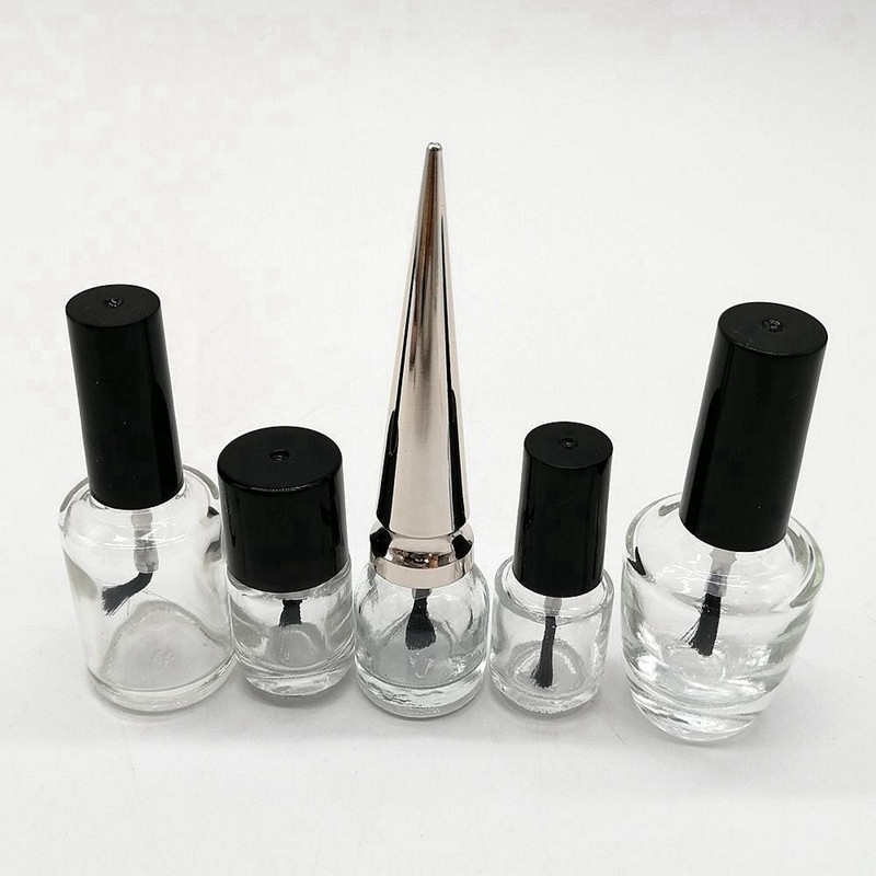 Square Nail Polish Bottle Nail Paint Empty Packaging Glass Bottle