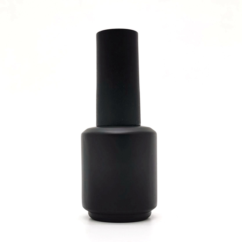 Wholesale 5ml 8ml 10ml 12ml 15ml Clear Empty Cosmetic Nail Polish Glass Bottle With Brush Cap Glass Nail Gel Bottle Containers
