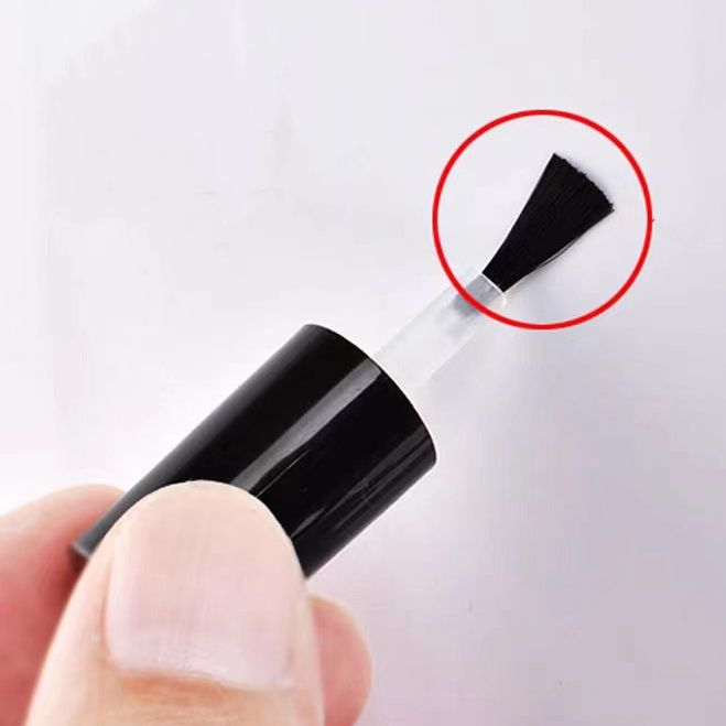 High Quality Fine 5ml 7ml 10ml 11ml 13ml 14ml 17ml clear Amber Black square Shape Empty Glass Nail Enamel Bottle With Brush