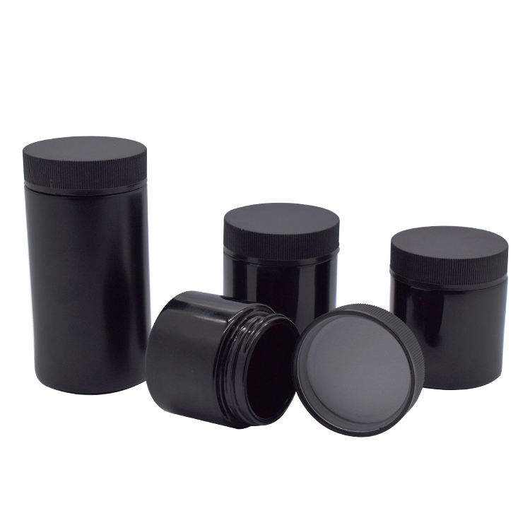 200ml 400 Ml Spices Storage Black Violet Glass Bottle Miron Glass Jar 50ml W/ Bakelite Cover for Matcha