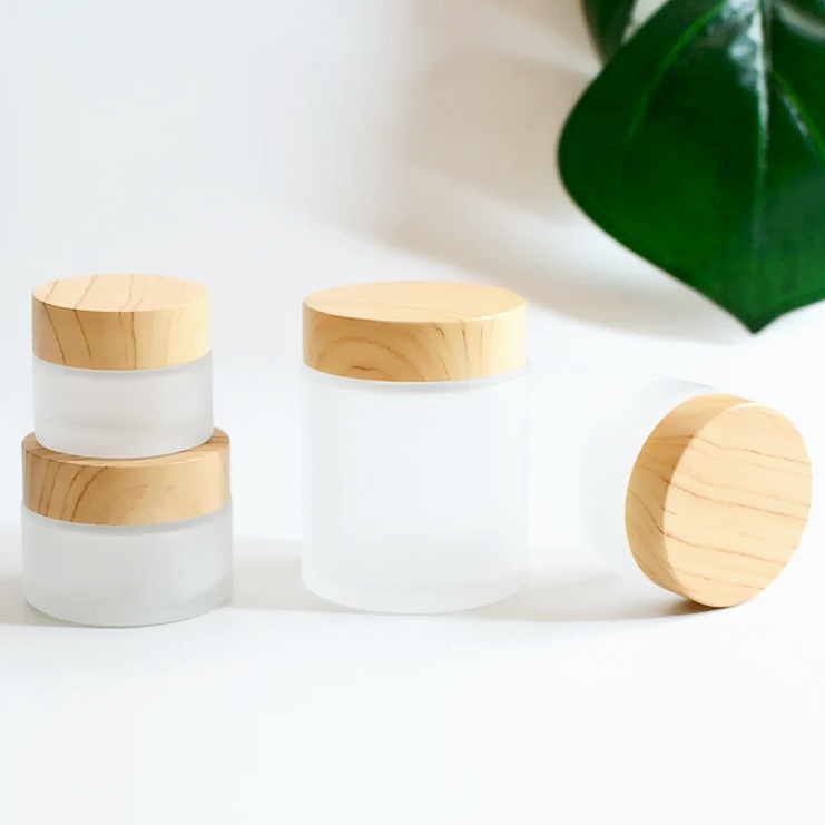 High Quality Cosmetic Containers Round Skincare Bottles Luxury 30g 50g 100g  Cosmetic Moisturizer Face Cream Jars